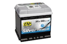 autobaterie  ZAP Silver Premium   54Ah  12V   500A     206x175x190
