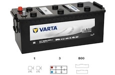 autobaterie VARTA  Promotive BLACK 120Ah  12V   680A     513x189x223