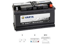 autobaterie VARTA  Promotive BLACK  88Ah  12V   680A     353x175x190