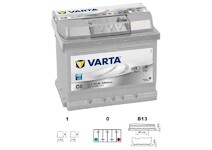 autobaterie VARTA  Silver dynamic          52Ah   12V   520A     207x175x175  