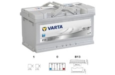 autobaterie VARTA  Silver dynamic          85Ah   12V   800A     315x175x190 